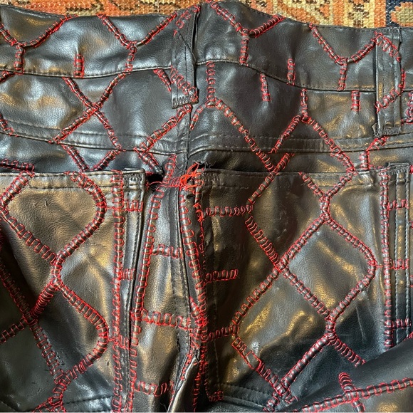Vintage Rare Archival Lip Service S-E-X Leather Pants - Picture 7 of 9